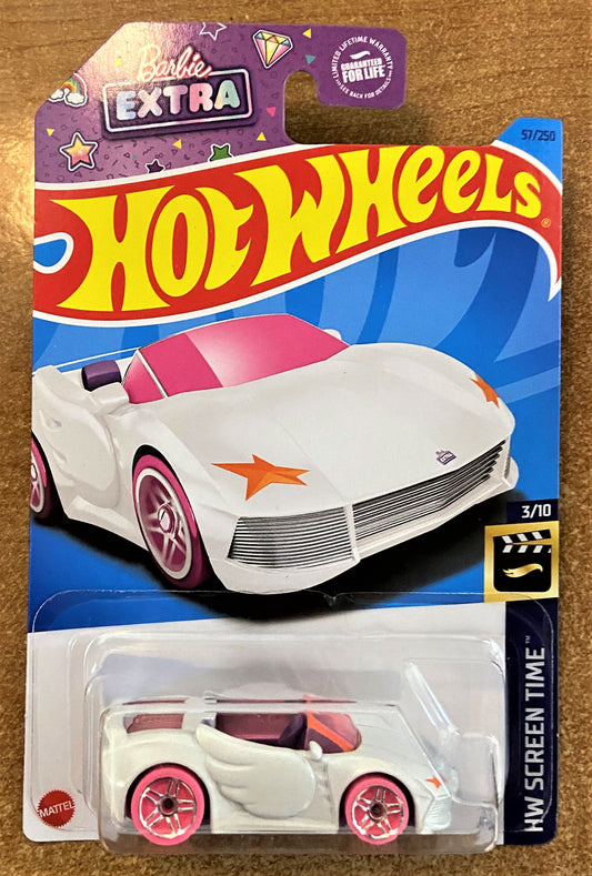 2023 Hot Wheels #57 Barbie Extra  WHITE