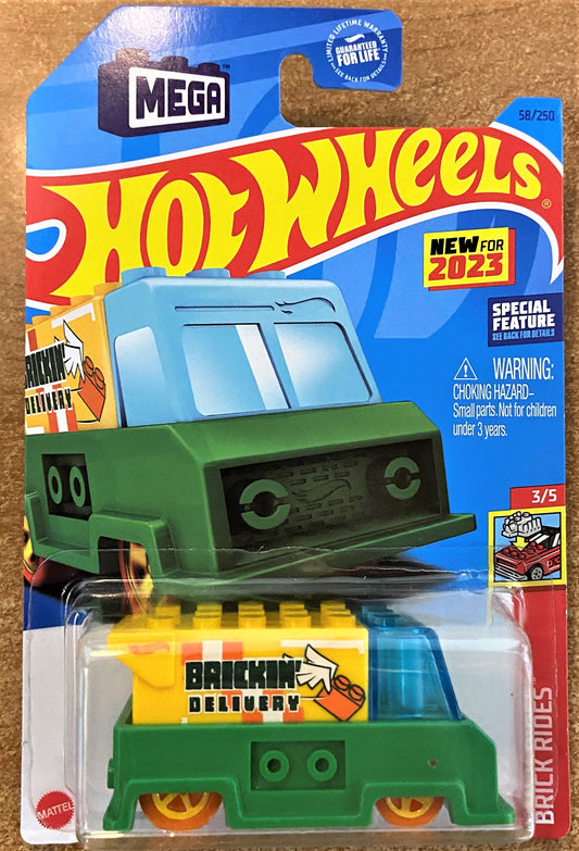2023 Hot Wheels #58 Brickin Delivery GREEN