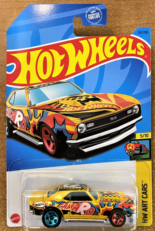 2023 Hot Wheels #63 68 Copo Camaro YELLOW