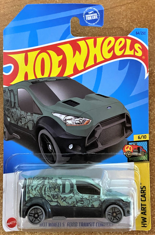 2023 Hot Wheels #64 Hot Wheels Ford Transit Connect GREEN