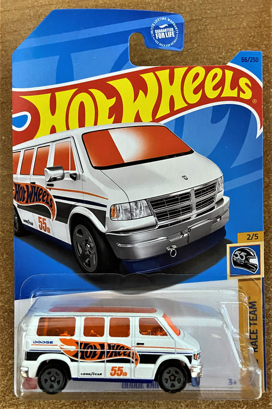 2023 Hot Wheels #66 Dodge Van WHITE