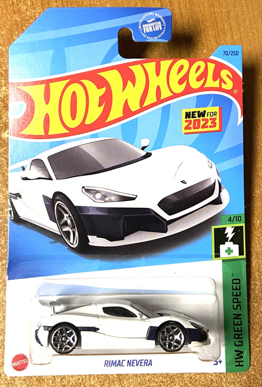 2023 Hot Wheels #70 Rimac Nevera WHITE