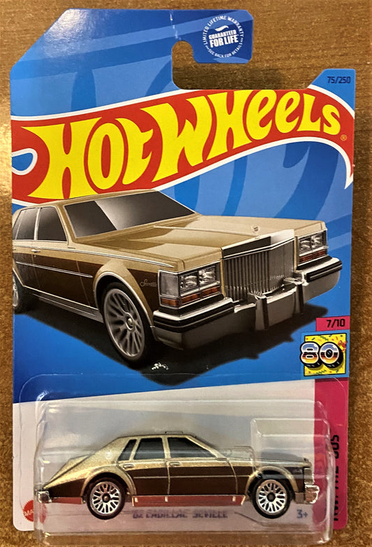 2023 Hot Wheels #75 82 Cadillac Seville GOLD