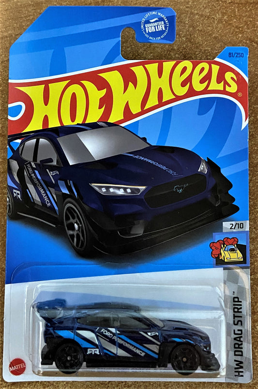 2023 Hot Wheels #81 Ford Mustang Mach E 1400 BLUE