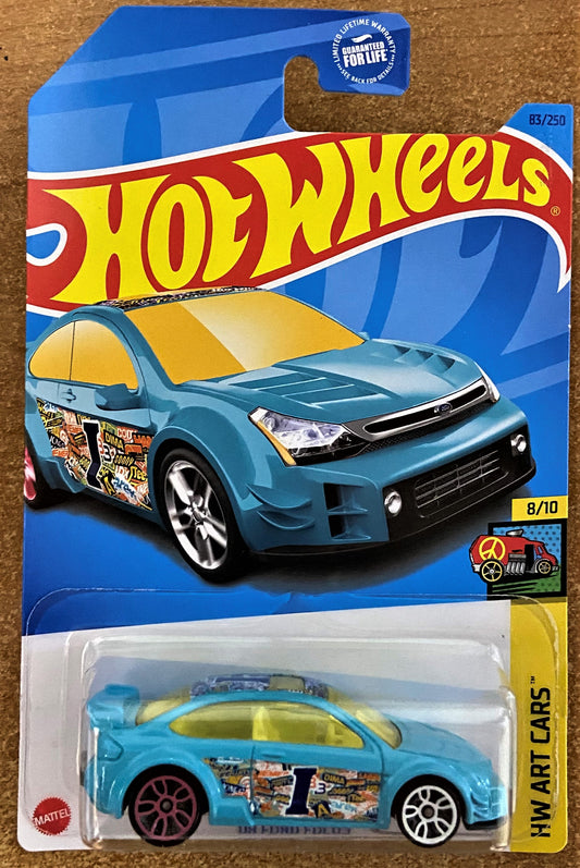 2023 Hot Wheels #83 08 Ford Focus TEAL