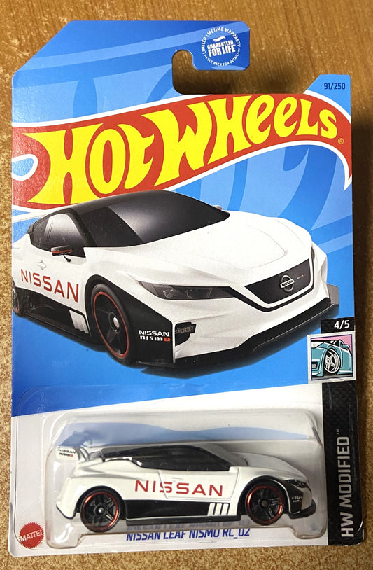 2023 Hot Wheels #91 Nissan Leaf Nismo RC_02 WHITE