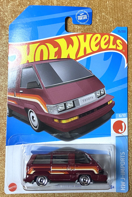 2023 Hot Wheels #95 1986 Toyota Van MAROON