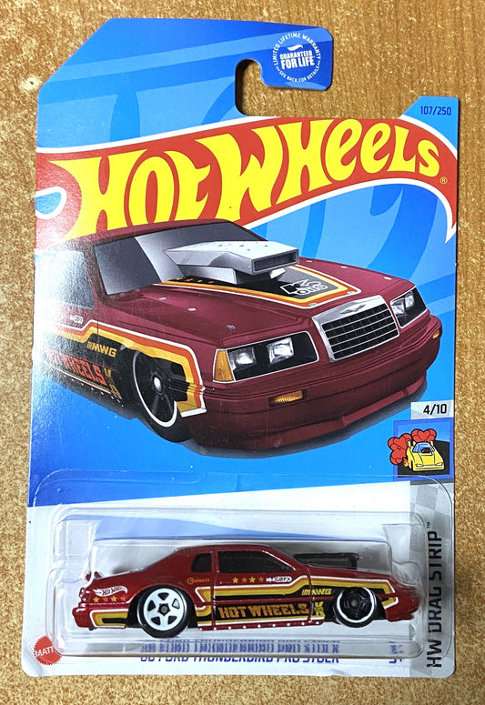 2023 Hot Wheels #107 86 Ford Thunderbird Pro Stock RED