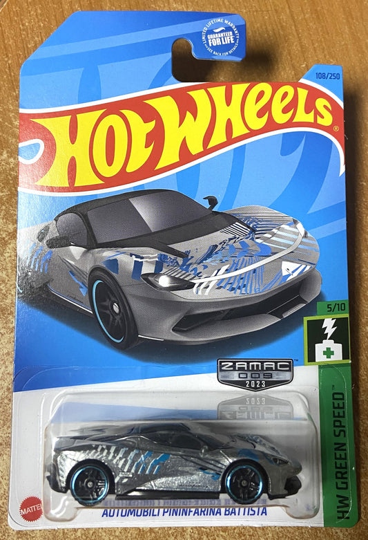 2023 Hot Wheels #108 Automobili Pinnfarina Battista ZAMAC