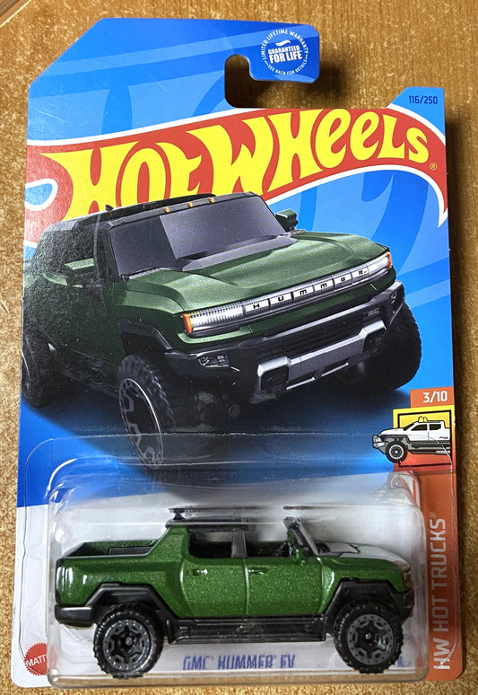 2023 Hot Wheels #116 GMC Hummer EV GREEN
