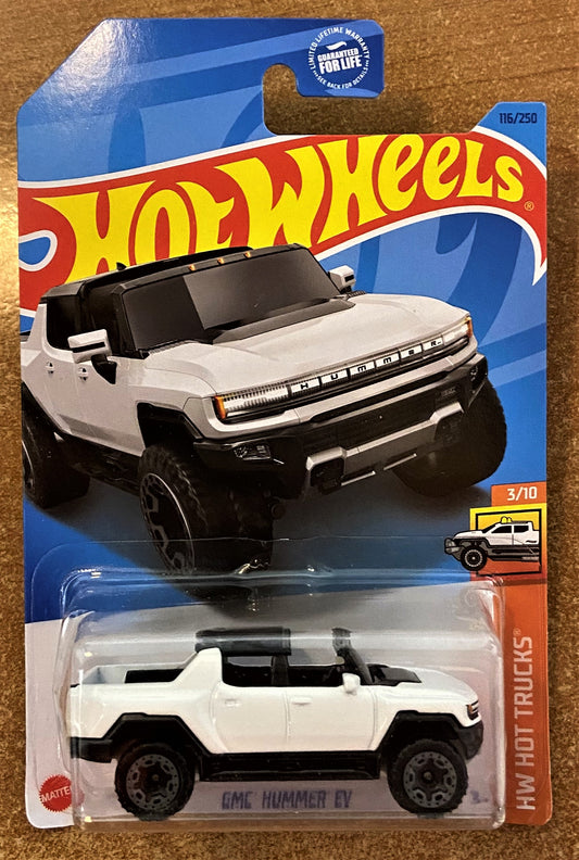 2023 Hot Wheels #116 GMC Hummer EV WHITE