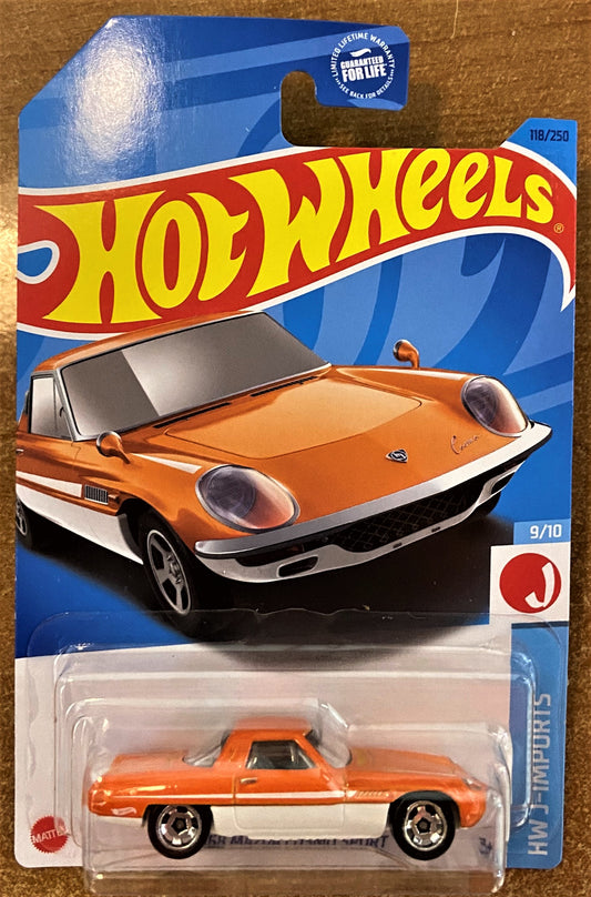 2023 Hot Wheels #118 1968 Masda Cosmo Sport ORANGE