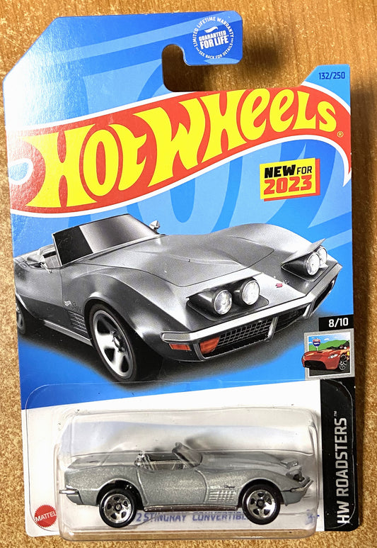 2023 Hot Wheels #132 72 Stingray Convertible SILVER