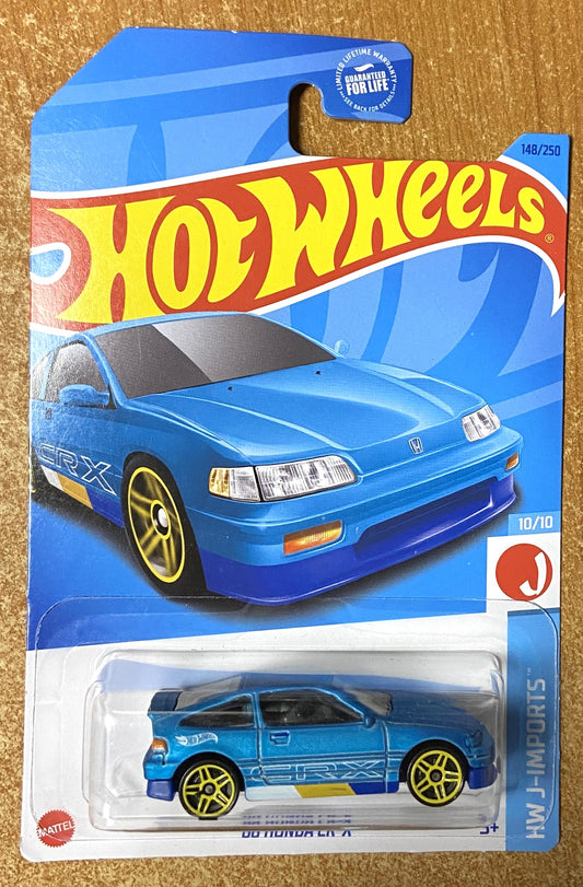 2023 Hot Wheels #148 88 Honda CR-X BLUE
