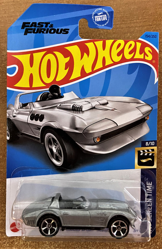 2023 Hot Wheels #154 Corvette Grand Sport Roadster SILVER