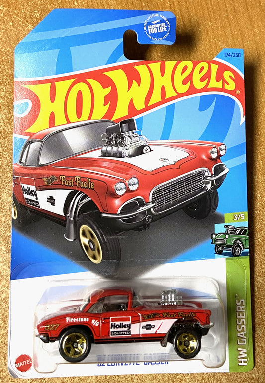 2023 Hot Wheels #174 Corvette Gasser RED