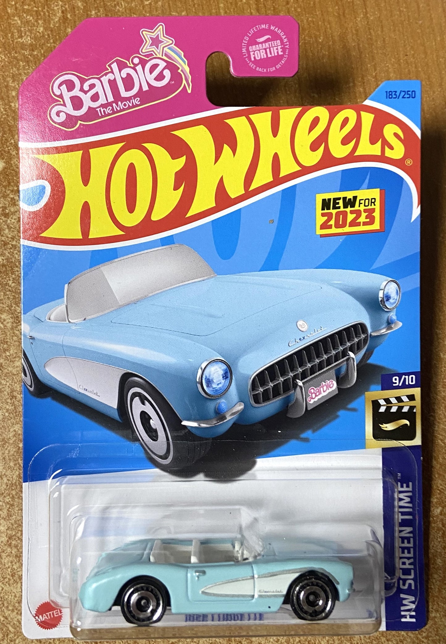 2023 Hot Wheels #183 1956 Corvette BLUE