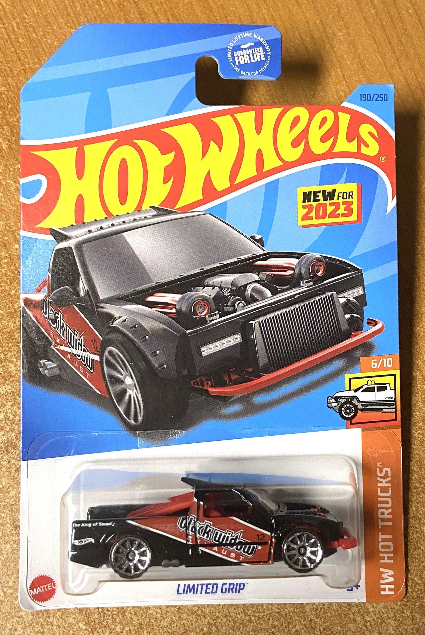 2023 Hot Wheel #190 Limited Grip BLACK