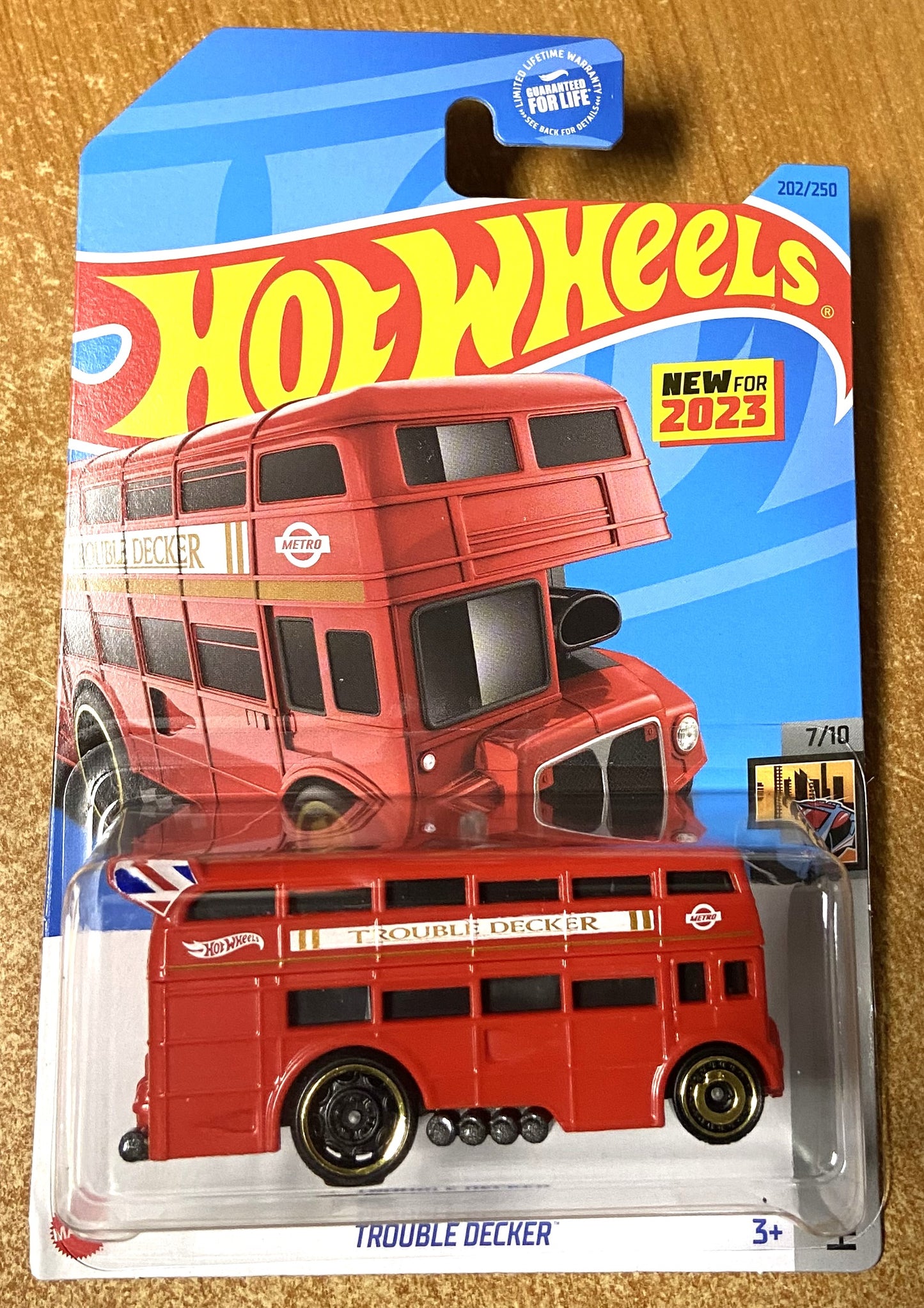 2023 Hot Wheel #202 Trouble Decker RED