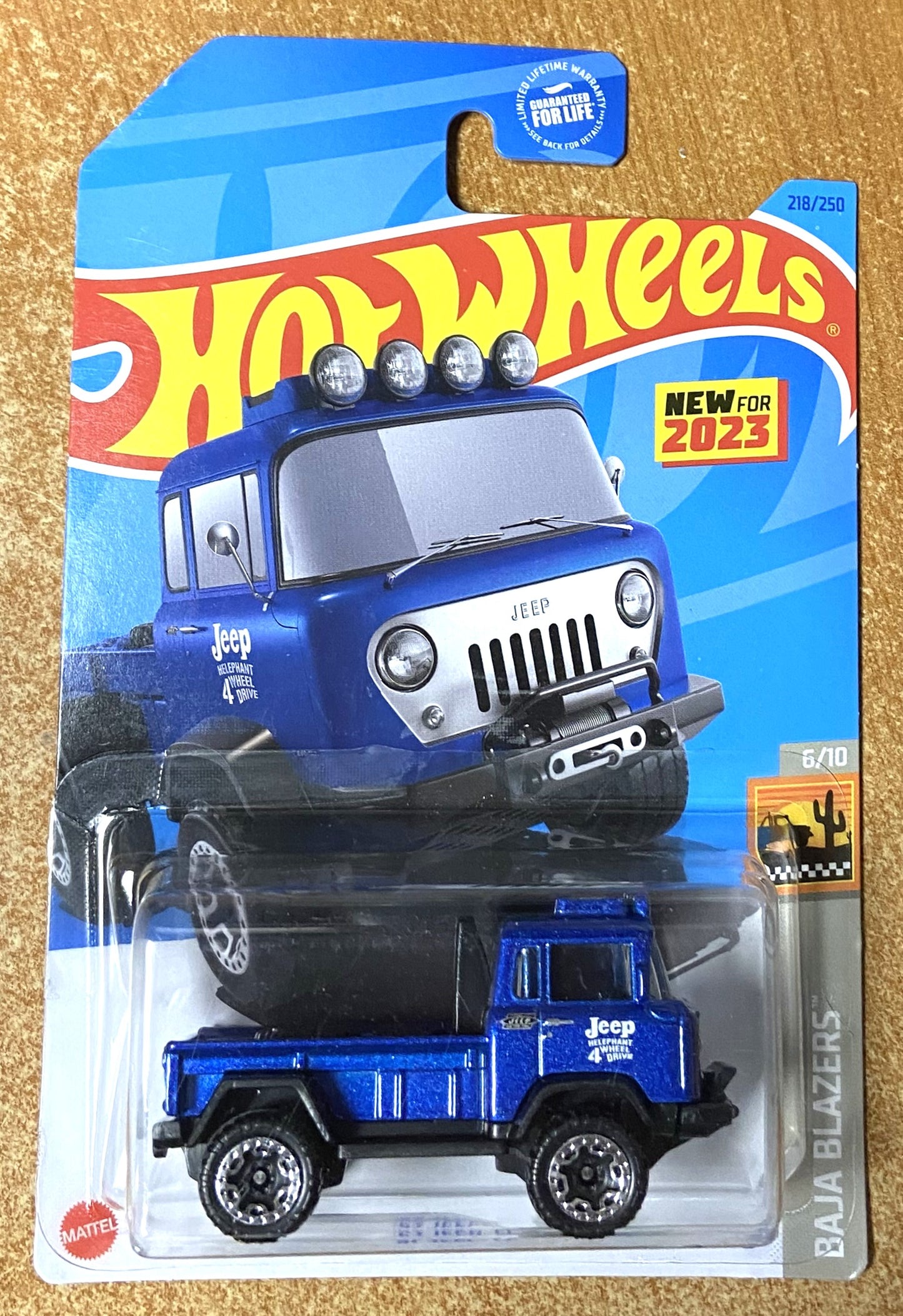 2023 Hot Wheel #218 57 Jeep FC BLUE