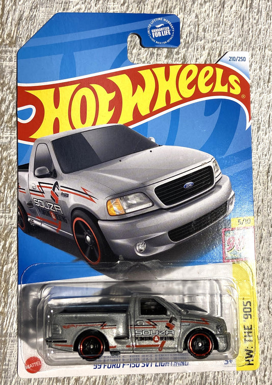 2024 Hot Wheels #210 99 Ford F-150 SVT Lightning SILVER