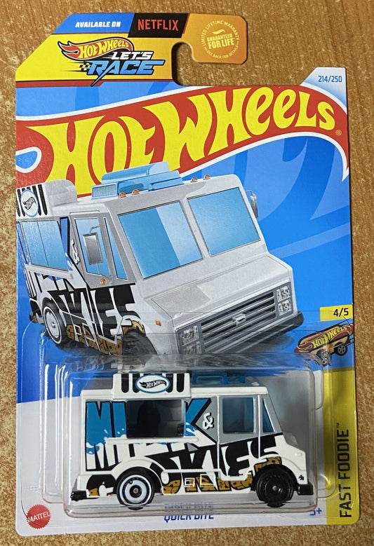 2024 Hot Wheels #214 Quick Bite WHITE