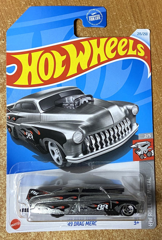 2024 Hot Wheels #215 49 Drag Merc SILVER