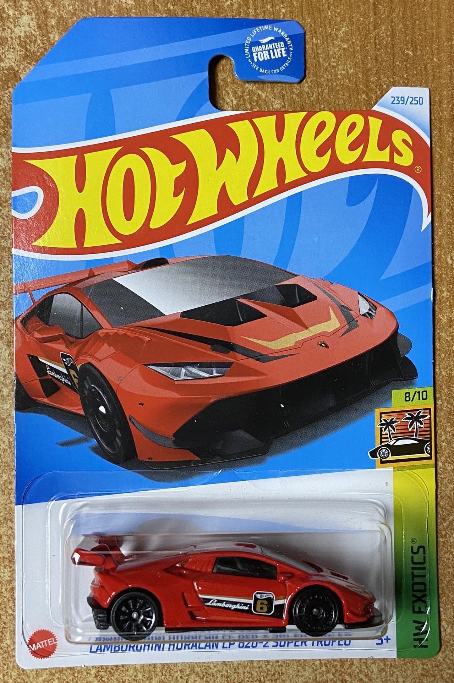 2024 Hot Wheels #239 Lamborghini Hurican LP 620-2 Super Trofeo RED