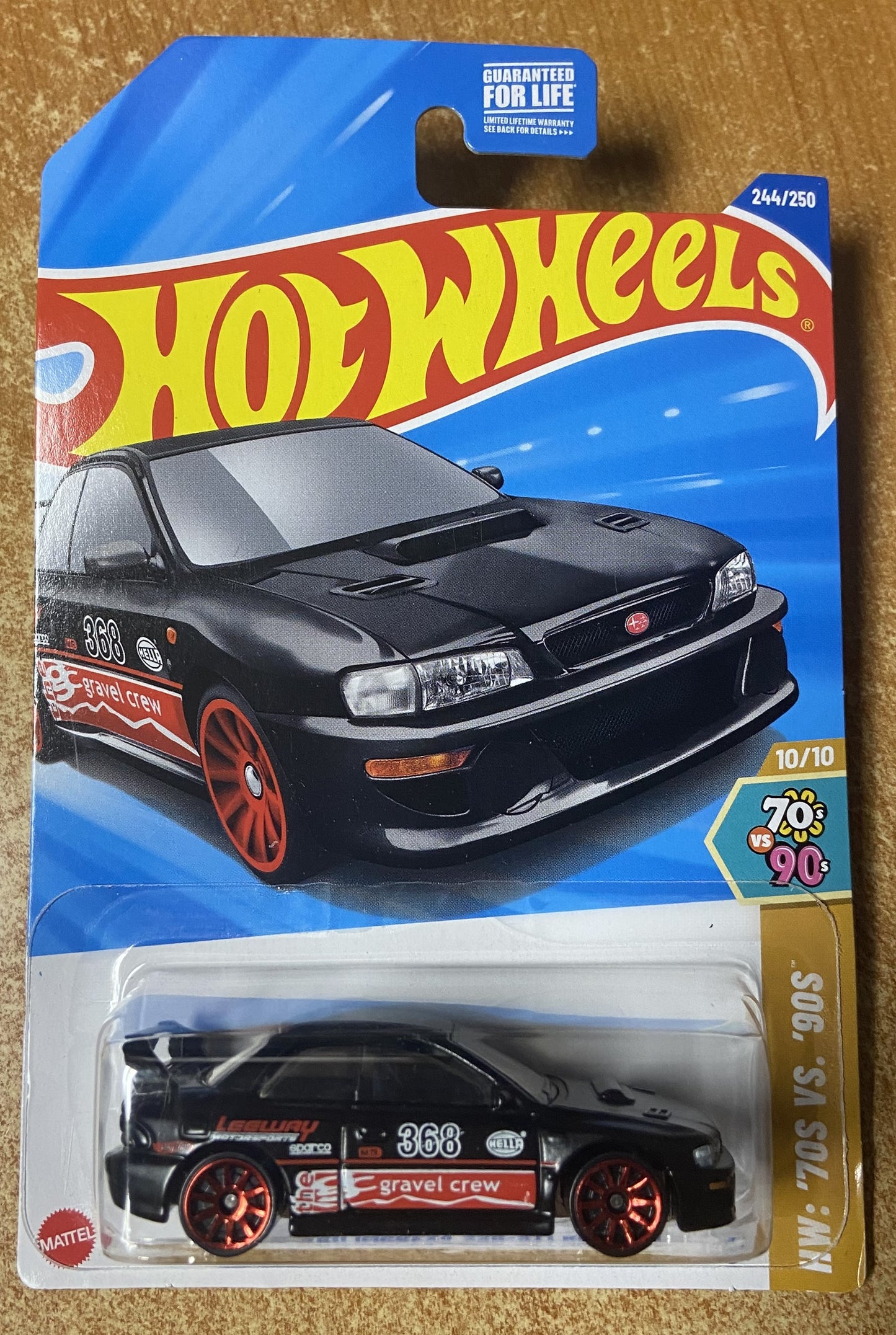 2025 Hot Wheels #244 98 Subaru Impreza 22B-SVI Version BLACK