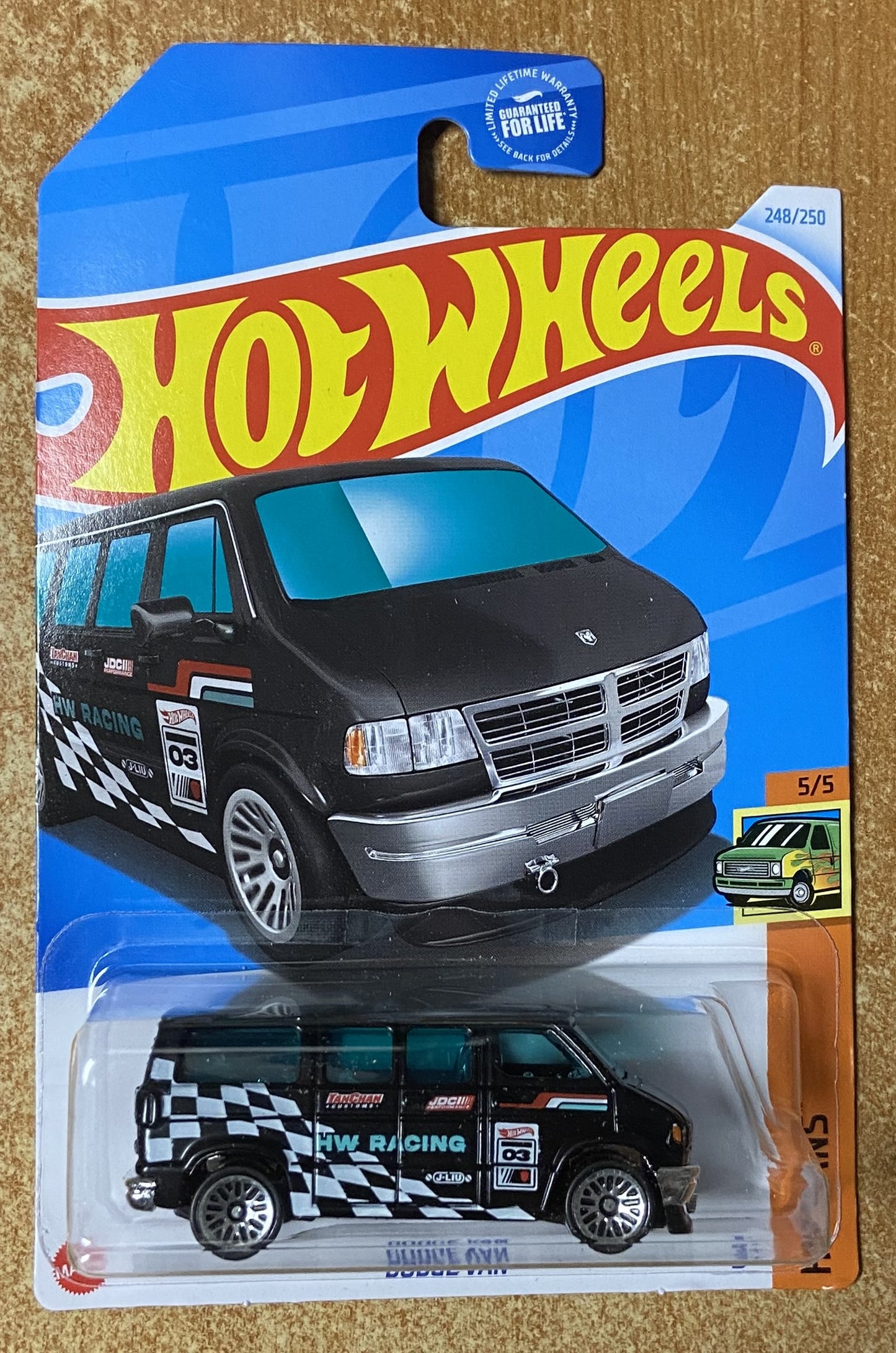 2024 Hot Wheels #248 Dodge Van BLACK