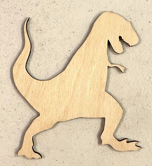 Tyrannosaurus Rex Shape - Unfinished 1/8" Plywood - S251
