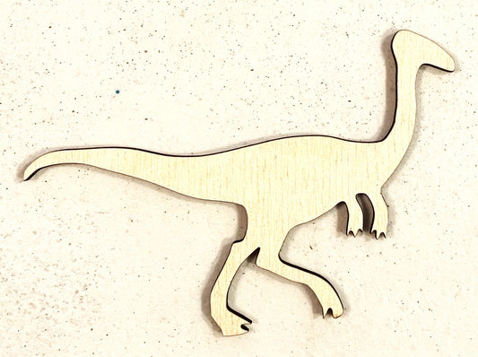 Ready to Paint Shape - 1/8" Birch - Velociraptor - S253