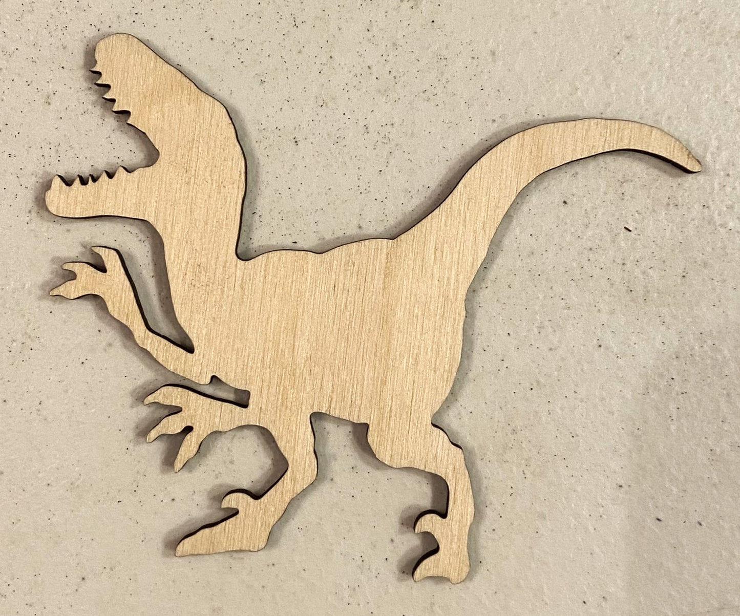 Ready to Paint Shape - 1/8" Birch - Tyrannosauras T Rex - S263