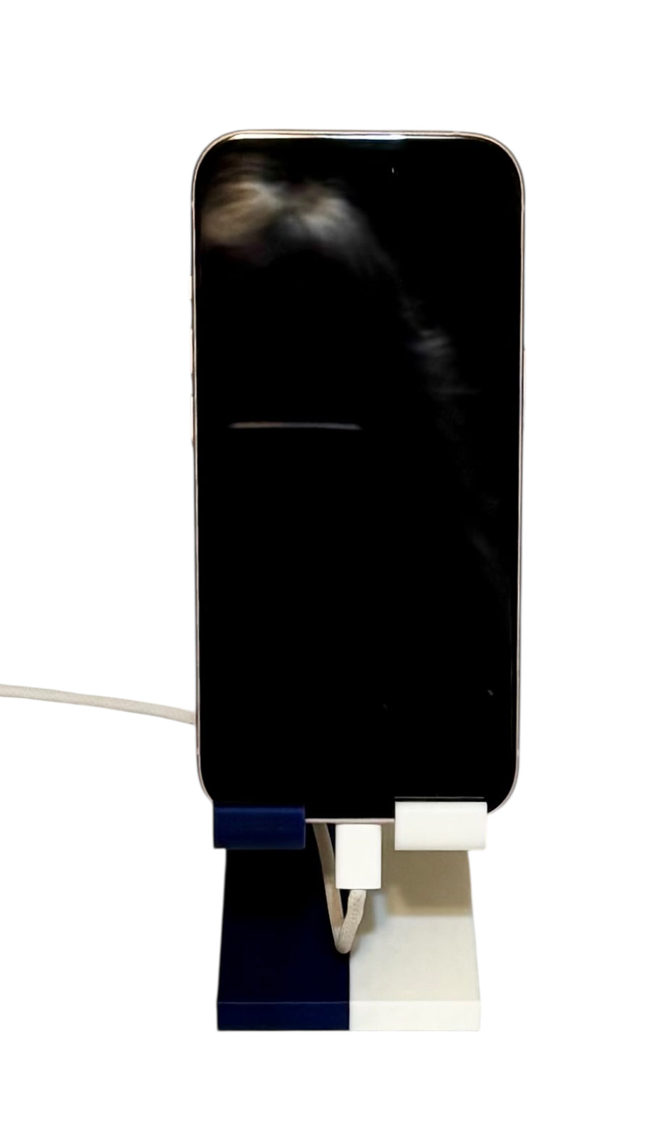 Phone Stand - Navy / White