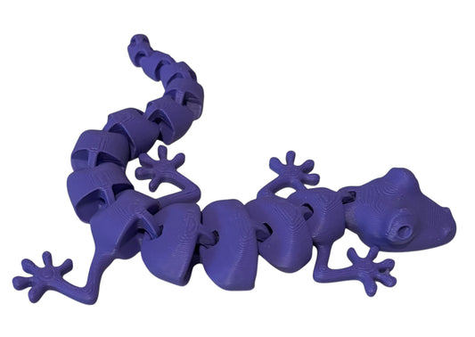 7" Articulated Lizard - Purple