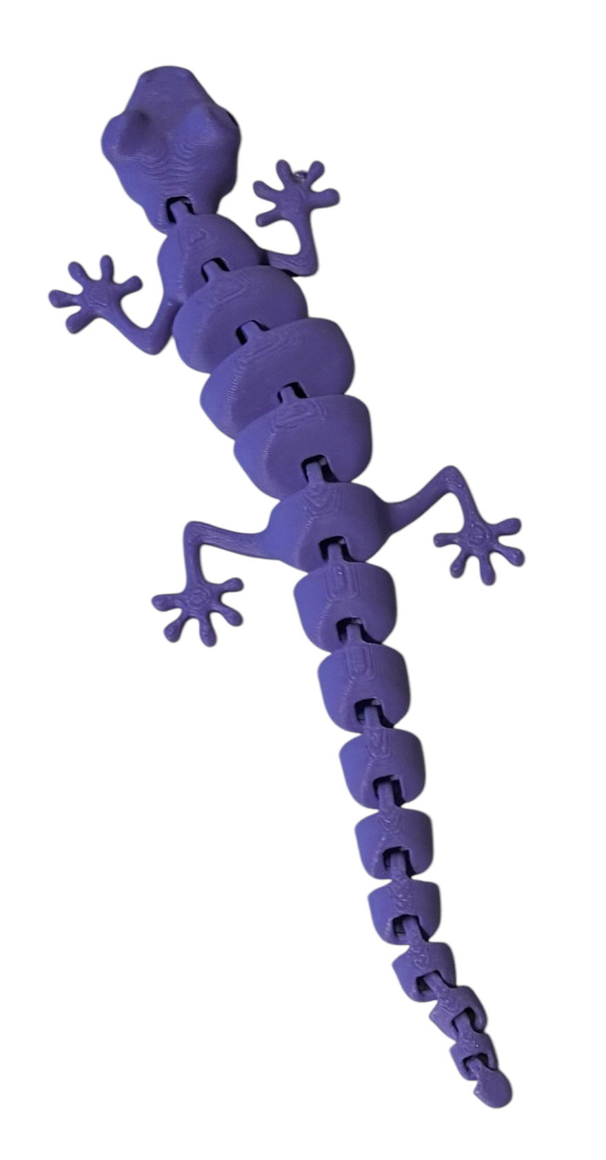 7" Articulated Lizard - Purple