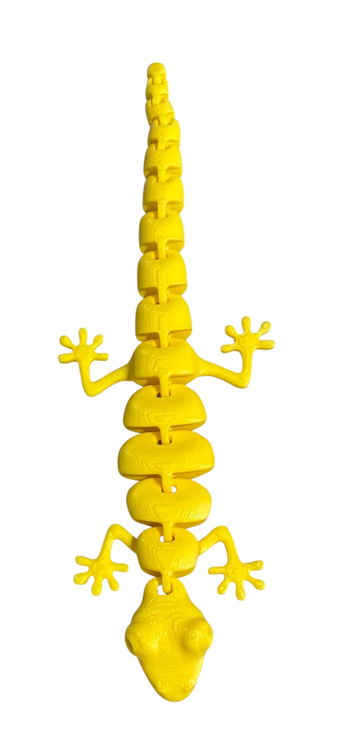 7" Articulated Lizard - Yellow