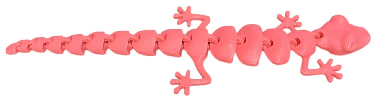 7" Articulated Lizard - Pink