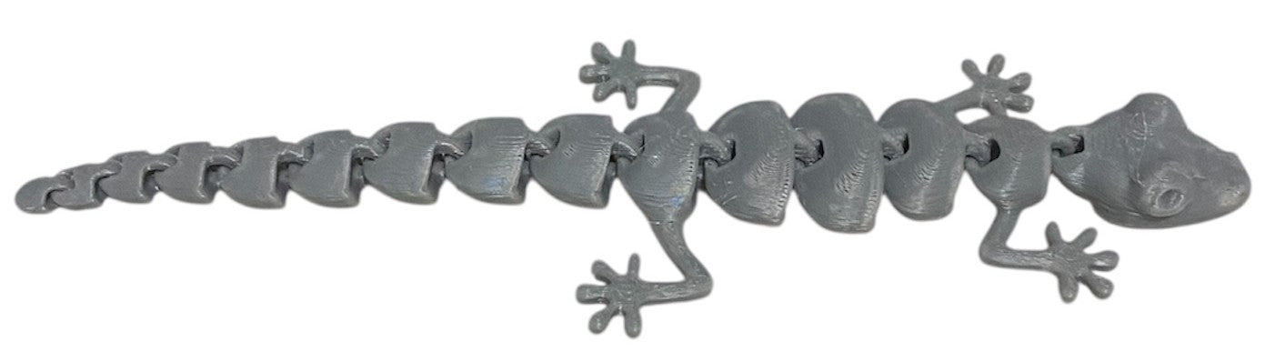 7" Articulated Lizard - Dark Gray