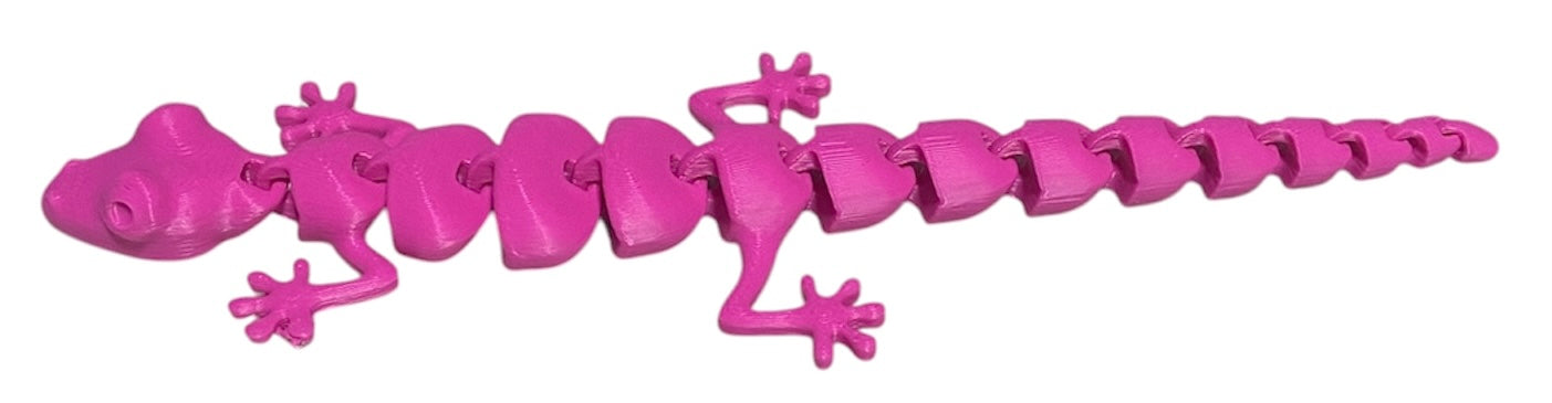 7" Articulated Lizard - MAGENTA