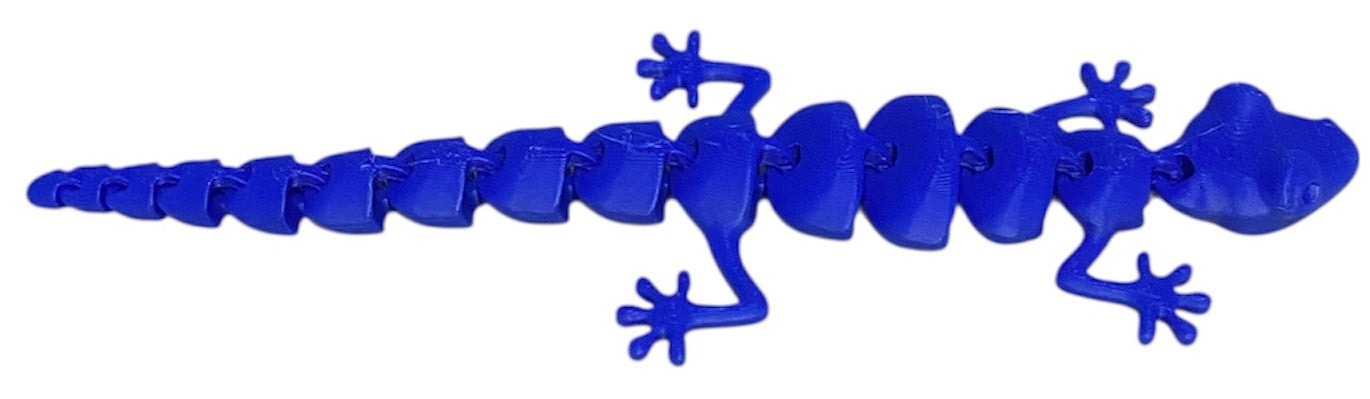 7" Articulated Lizard - Klein Blue