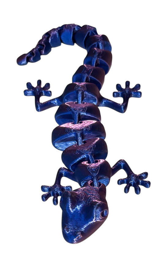 7" Articulated Lizard - Neon City