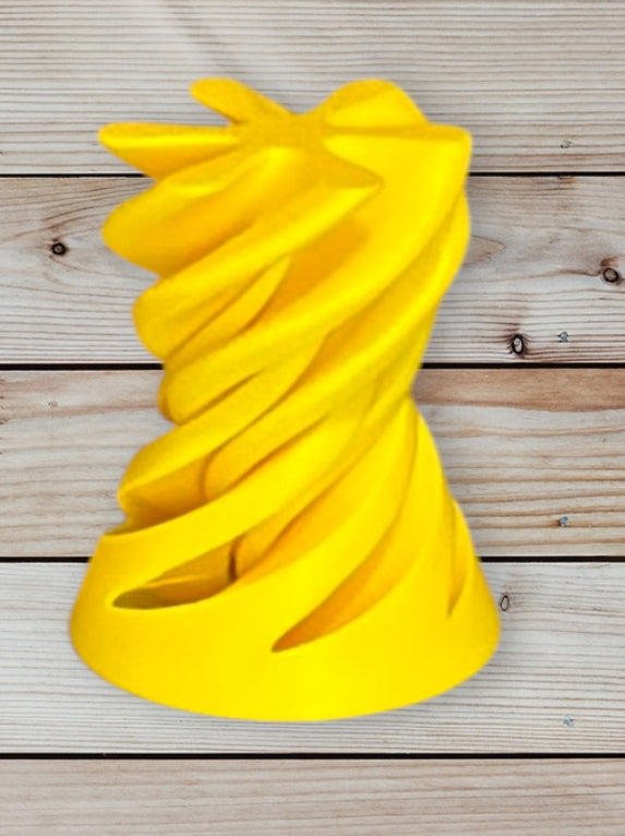 Pass Through Fidget Cone - 2-1/2" x 2" - Yellow