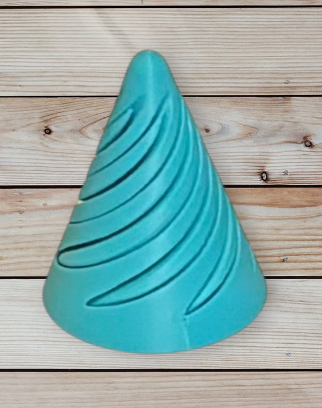 Pass Through Fidget Cone - 2-1/2" x 2" - Turquoise