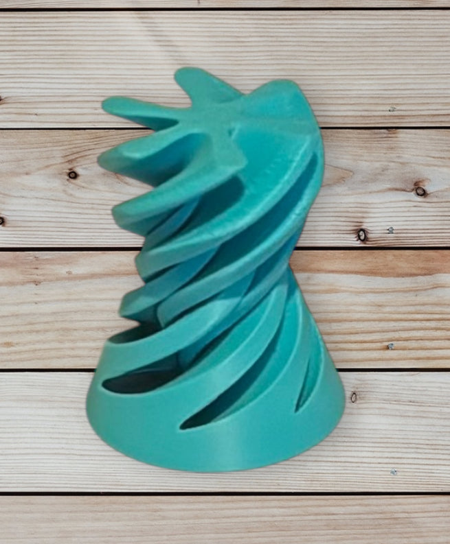 Pass Through Fidget Cone - 2-1/2" x 2" - Turquoise