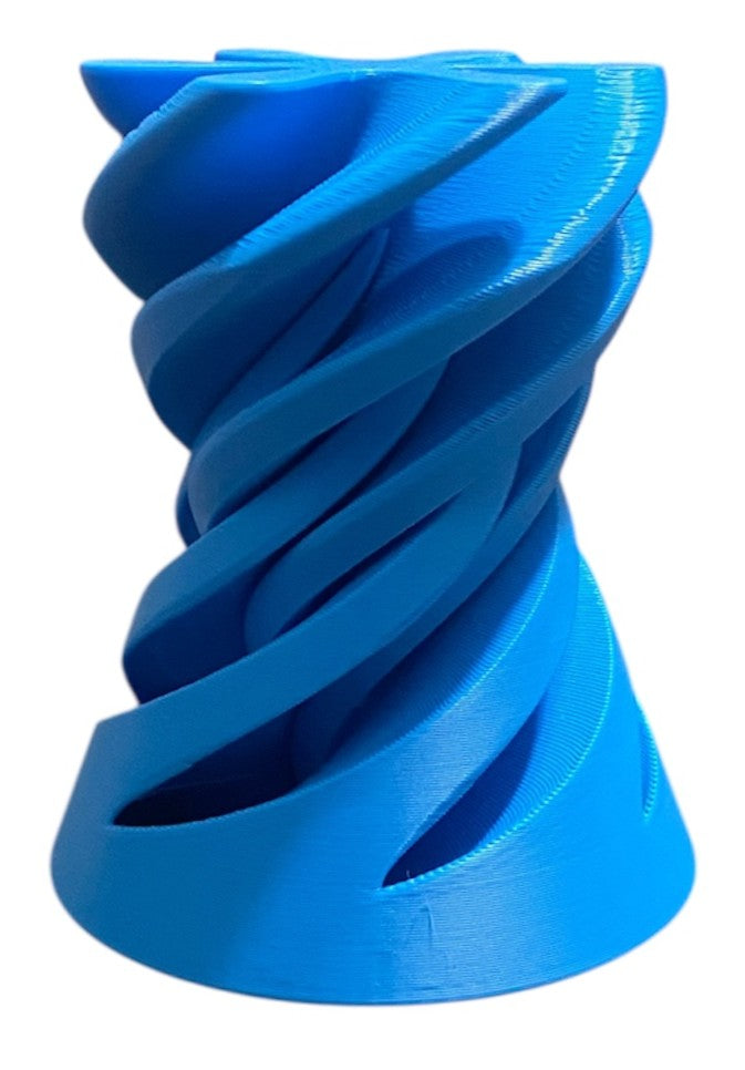 Pass Through Fidget Cone - 2-1/2" x 2" - Cyan