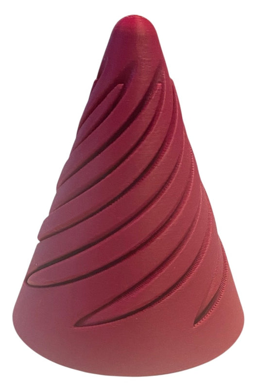 Pass Through Fidget Cone - 2-1/2" x 2" - Plum