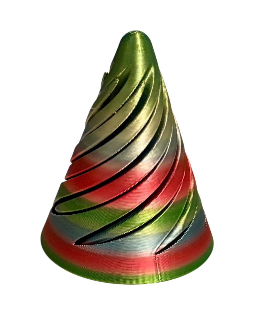 Pass Through Fidget Cone - 2-1/2" x 2" - Rainbow