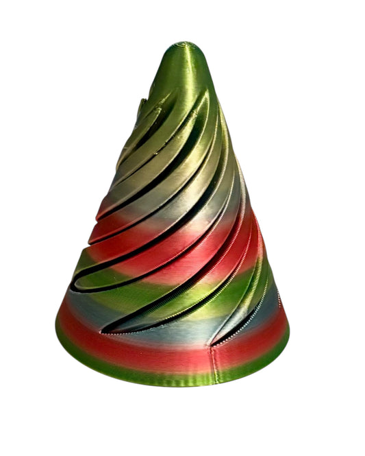 Pass Through Fidget Cone - 3-1/2" x 3" - Rainbow
