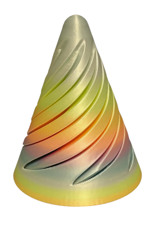 Pass Through Fidget Cone - 3-1/2" x 3" - Candy
